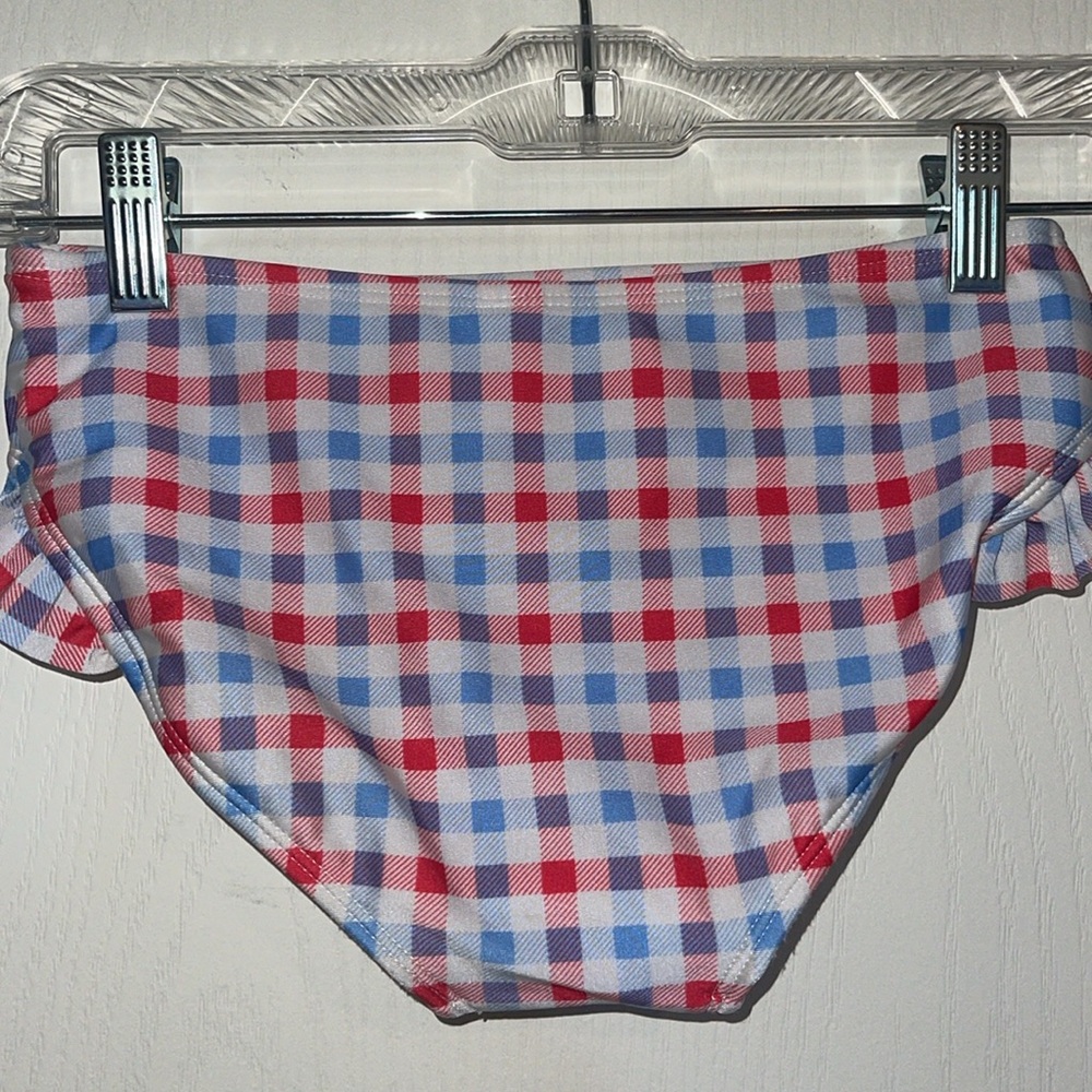 Plaid Ruffle Bikini Set - Picture 6 of 7